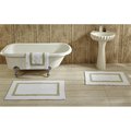 Better Trends Better Trends BAHO2134WHSA Hotel Collection Bathrug; White & Sage - 21 x 34 in. Set of 2 BAHO2134WHSA